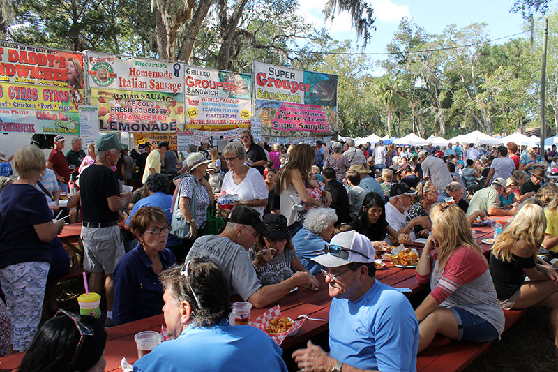 Day one, Homosassa Arts, Crafts, and Seafood Festival